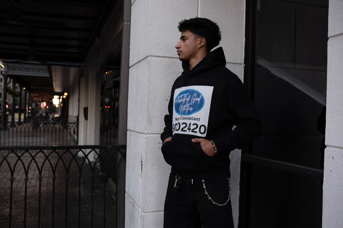 “Not a contestant” Hoodie