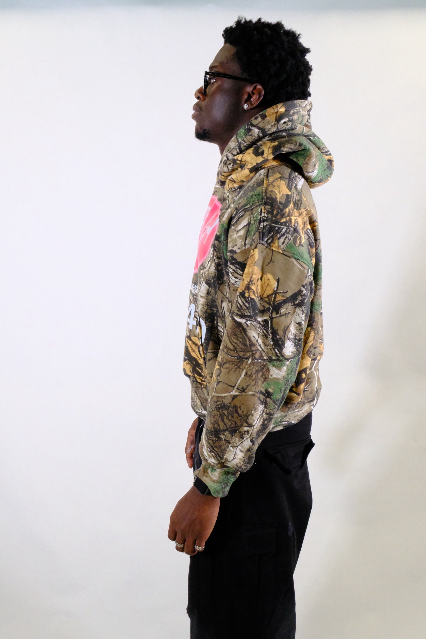 “NOT2PINK” CAMO HOODIE
