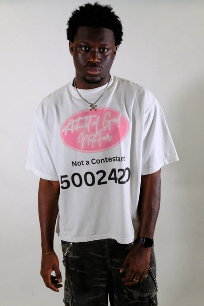 “NOT2PINK” WHITE TEE